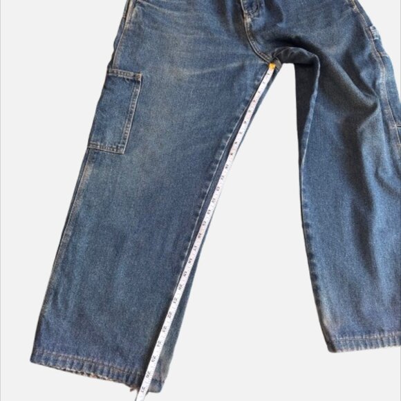 Smith's Workwear Plaid Lined Carpenter Men's Jeans (Size 34 x 30) - Picture 9 of 16